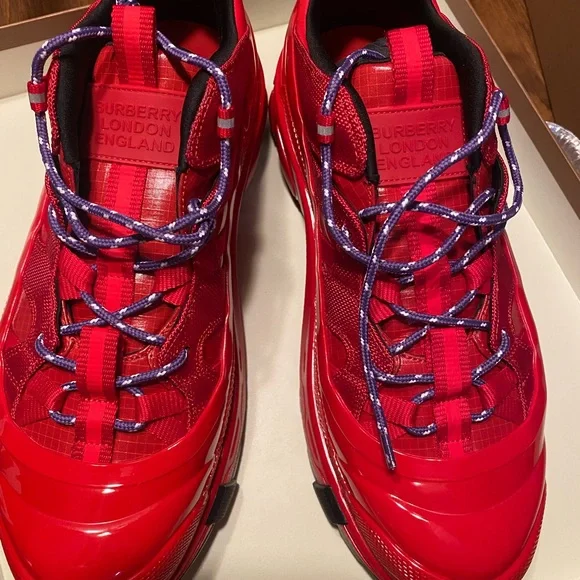 Burberry Red Athletic Shoes New Burberry Men main image 2